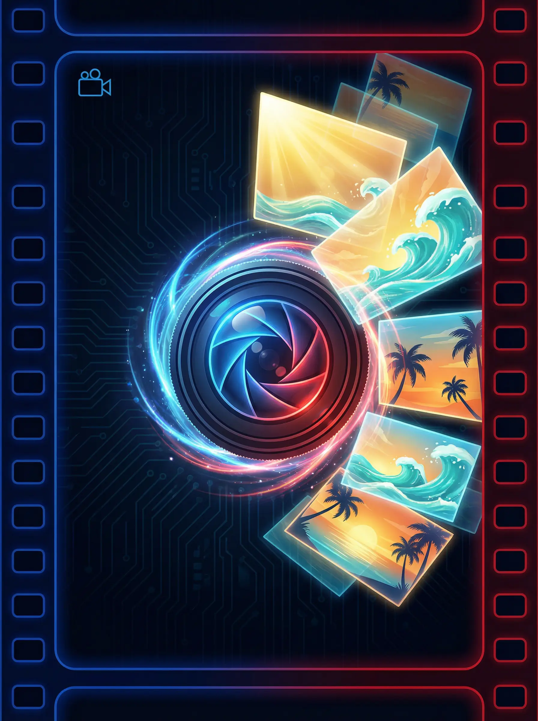 麻豆 每周剪辑挑战赛海报 - 夏日限定主题